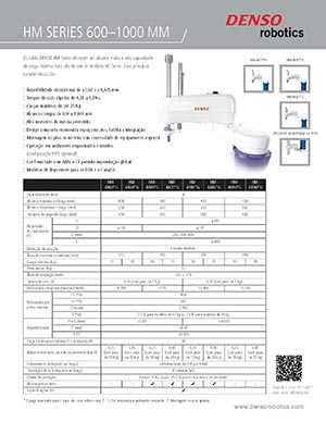 Folha de produto da série HM (Portuguese)
