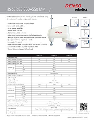 Folha de produto da série HS (Portuguese)
