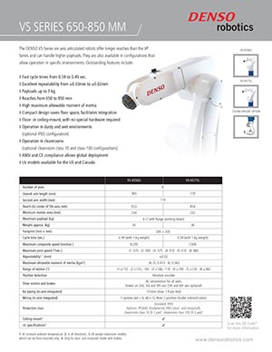 VSG Series Product Sheet