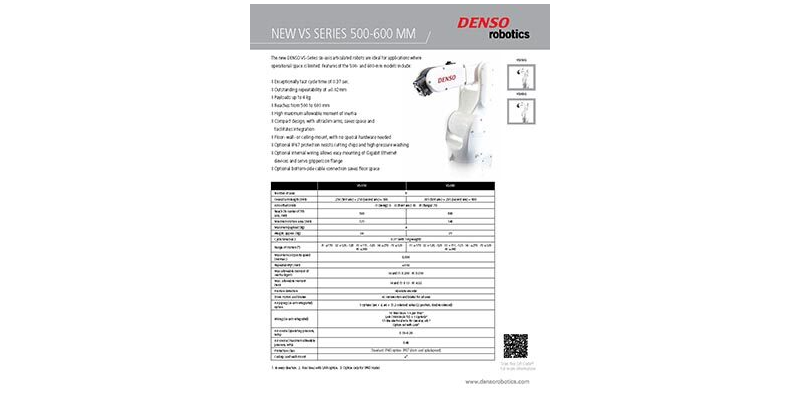 VSA 050 060 Series Product Sheet