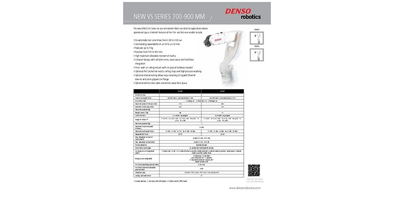 VSA 068 087 Series Product Sheet