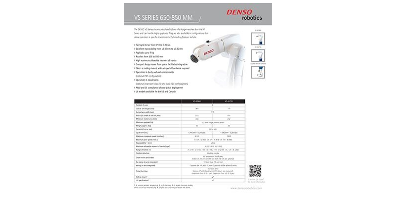 VSG Series Product Sheet