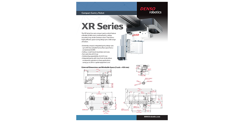 XR Series Product Sheet